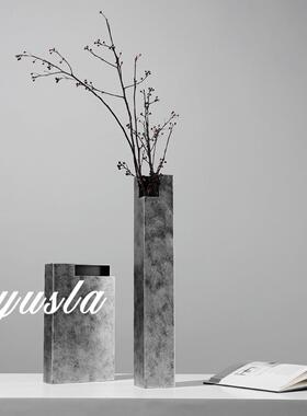 简约花器插干花厅瓶玄关柜样板间客茶几饰餐厅吧台别HFF摆件软墅