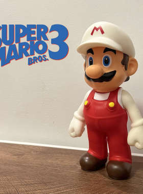 出口靓仔的勇敢马里奥玩具公仔模型摆件