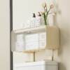 Toilet storage rack large capacity toilet toilet multi-function punch-free wall-mounted bathroom supplies storage box