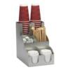 Coffee milk tea shop disposable straw cup lid and other cups bar storage paper cup holder cup divider practical without punching