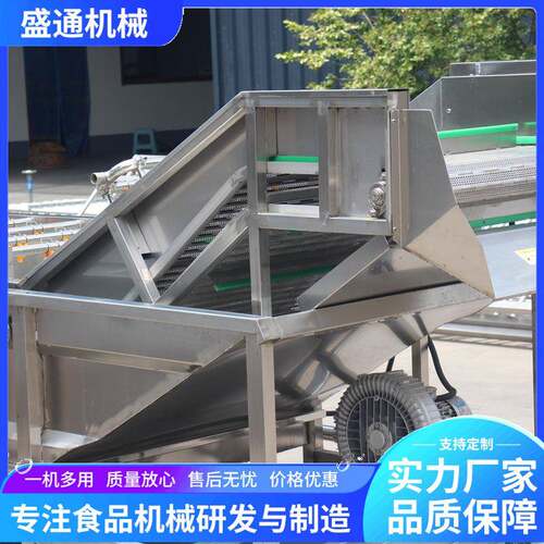 全自动中药材加工设备山药去皮蒸煮机鲜百合气泡清洗机 - 图2