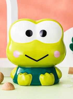 陶瓷存钱罐女孩可爱存钱筒可存可取创意家用卡通摆件生日礼物女生