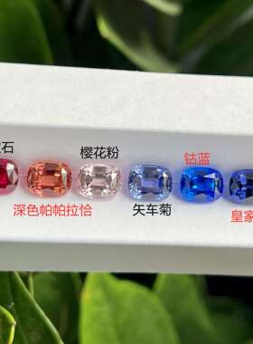 蛋形培育彩宝裸石 蛋形实验室模拟自然界环境培植再生长蓝宝石