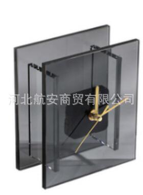 现代简约创意亚克力时钟钟表摆件样板房售楼处桌面办公室软装实用