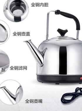 10L8升大容量电水壶烧水壶茶壶自动断电304不锈钢电热水壶煮开水