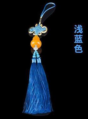 葫芦丝巴乌乐器彷蜜蜡吊坠小中国结挂饰装饰流苏挂穗平安结