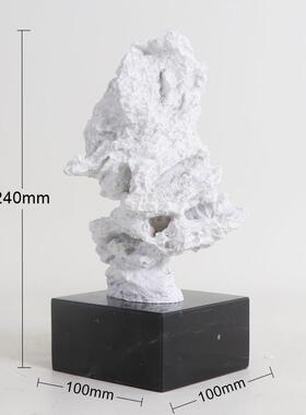 新中摆样件板间家居式ZCD高端软客厅酒装柜玄关博古架假山装饰工