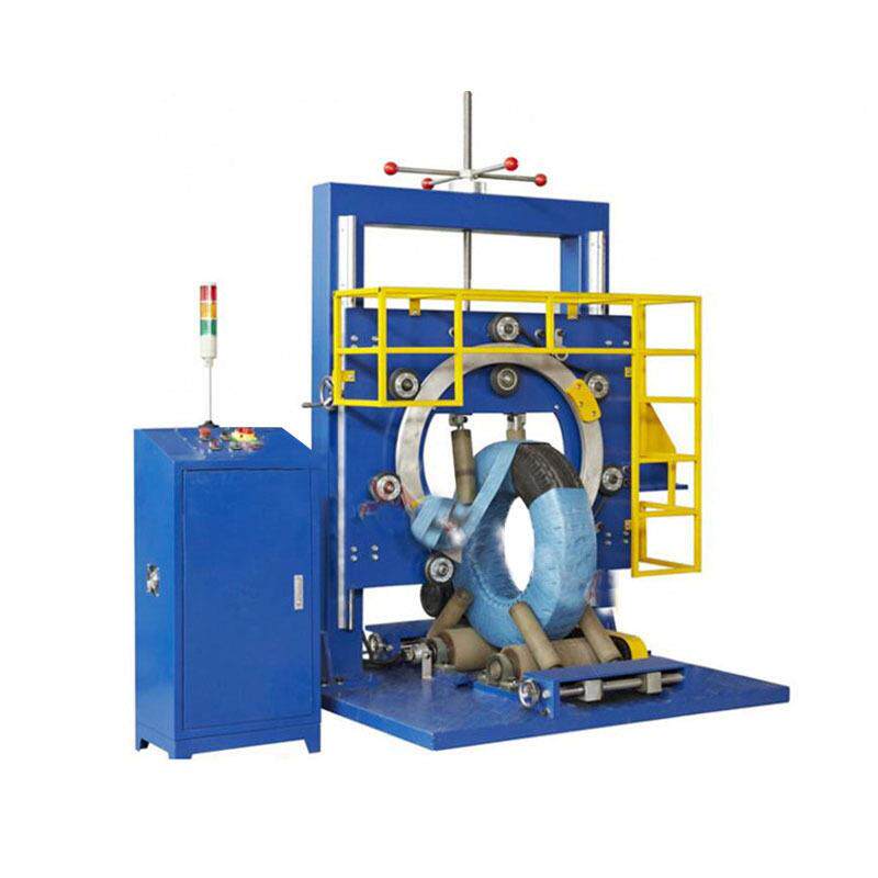 Vertical winding machine Steel strip Steel coil Rubber hose Tire bellows Wire and cable Film wrapping machine Packing machine