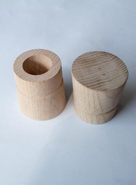 厂家加工灯饰木质工艺品 现简约原木木灯杯 车内摆饰实木木车件