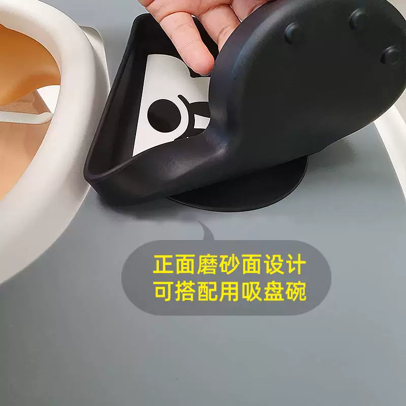 Silicone compatible waterproof dinner plate, table mat with accessories for feeding