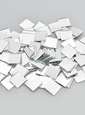 100pcs 10mm tiles Mosaic small mirror DIY adhesive glass
