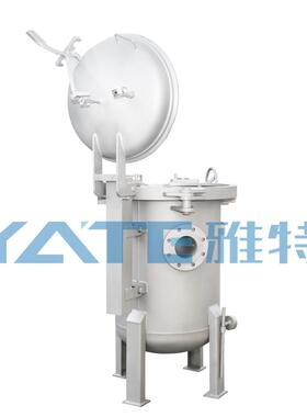 抱箍速开袋式过滤器水处理食品饮料电子汽车石化过滤多袋过滤设备