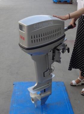 48V电动挂桨机轻便不污染水质电动船挂机经济实用养殖船推进器