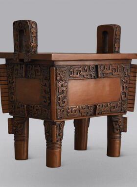 采购产品铜三脚架饰品，四方铜三脚架，母亲，三脚架，客厅，办公