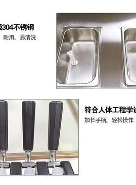 商用全自动色冰831淇淋机立式甜软质雪糕机筒台式软质冰激凌三机