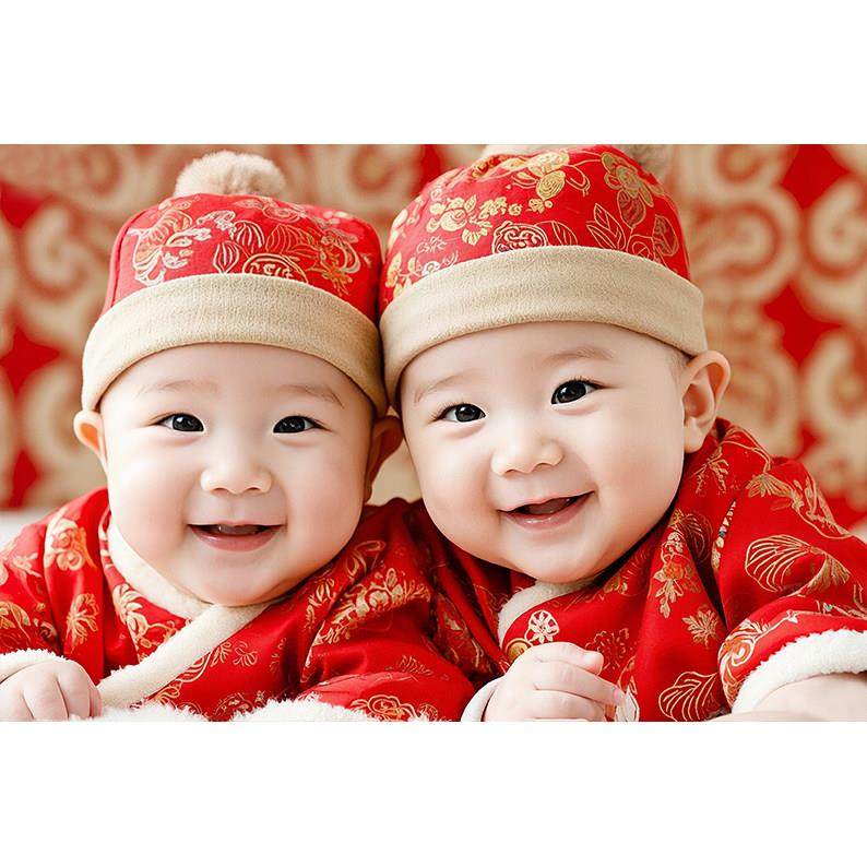 漂亮娃娃大眼萌宝宝男孩女孩墙贴婴儿好孕贴纸自带粘胶卧室床头画,淘宝优惠券,粉丝福利购,淘宝优惠卷