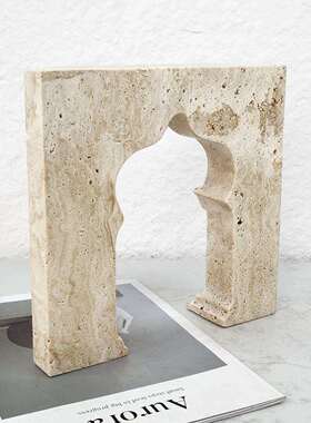 大理石摆黄洞石创意书档摆板件书玄房样间电视XEM柜关桌办公室书