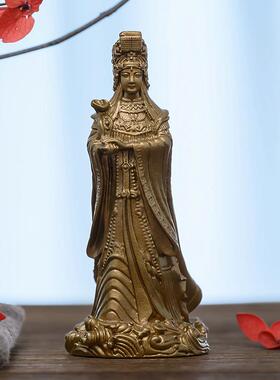 简修行湄洲妈祖摆件雕像妈祖娘娘神像随身小号茶空间装饰文创用品