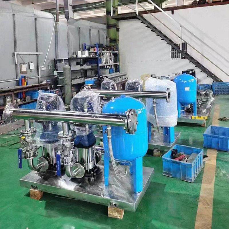 Stainless steel box-type non-negative pressure water supply equipment supply, intelligent control, low energy consumption, rural water supply