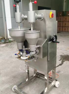 现货包馅肉丸子机不锈钢包心肉丸机大型鸡鱼牛猪肉丸成型机