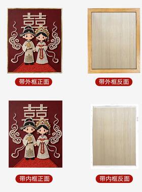向日葵DIY珍珠画 手工礼物解压花卉钻石黏贴画装饰挂画高级感材料