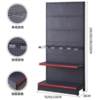 Hole board storage rack mobile phone accessories hardware tool hanger fishing gear display rack small accessories supermarket hook shelves