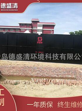 青岛德盛清地埋式小区污水处理设备 方舱医院一体化污水处理设备