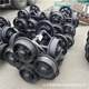 Closed-type mine wheels Mine mine rail turntable flat dustproof road wheel cast steel 300 hollow solid wheel pair