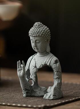 新中国禅宗如来佛像半长佛饰创意释迦牟尼家居装饰入口