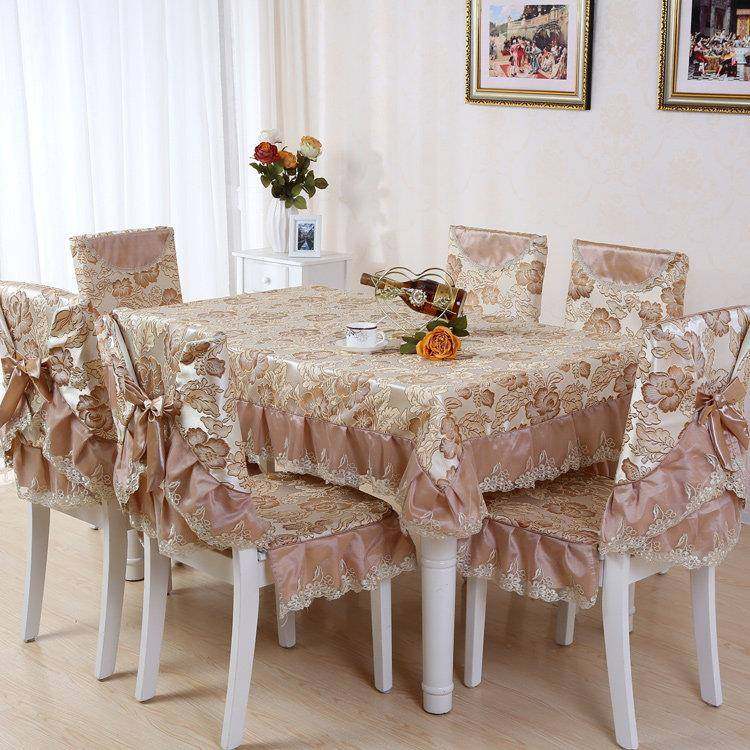 餐桌椅子罩套装红色喜庆防滑椅子套罩四季通用田园桌布餐椅套罩,淘宝优惠券,粉丝福利购,淘宝优惠卷