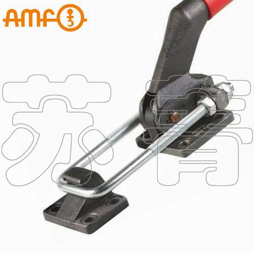 德国原装进口AMF重型钩型快速夹钳 紧固夹 插套式工具 6849PH系列 - 图0