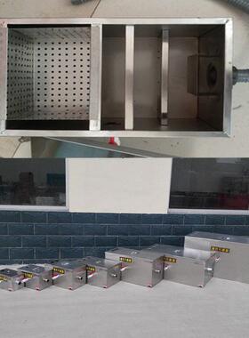 餐饮不锈钢隔油池饭店酒店污水处理设备不锈钢油水分离器环保设备