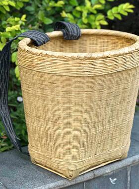 四川背篓竹编农用家用手工编制背篼背箩筐古风竹筐竹制品竹编篮子