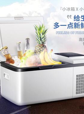 厂家供应车载冰箱18L压缩机制冷车家两用冷藏冷冻18L容量电冰箱