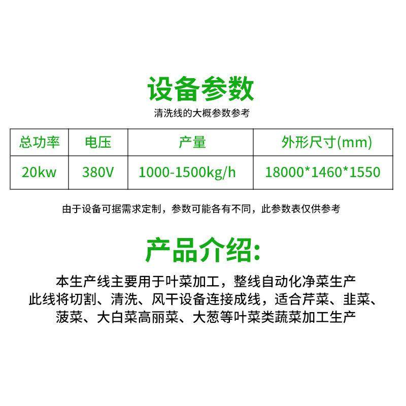 全自动不锈钢叶菜类加工清洗线商用中央厨房预制菜加工专用清洗机,淘宝优惠券,粉丝福利购,淘宝优惠卷