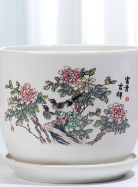 陶瓷花盆托盘特价个性创意花瓶