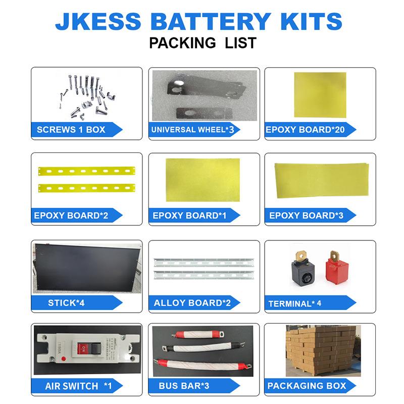 适用于家庭储能电池组51.2V280ah磷酸铁锂电池光伏发电的铁盒现货 - 图2