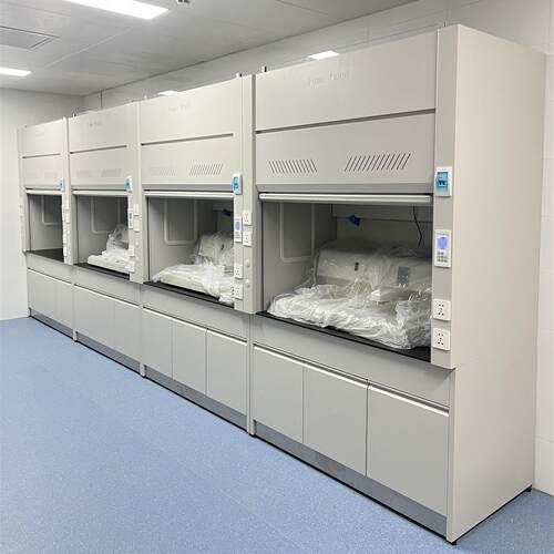 实验室通风柜全钢通风橱化验室排风柜耐酸碱PP通风厨桌上型抽风柜 - 图0