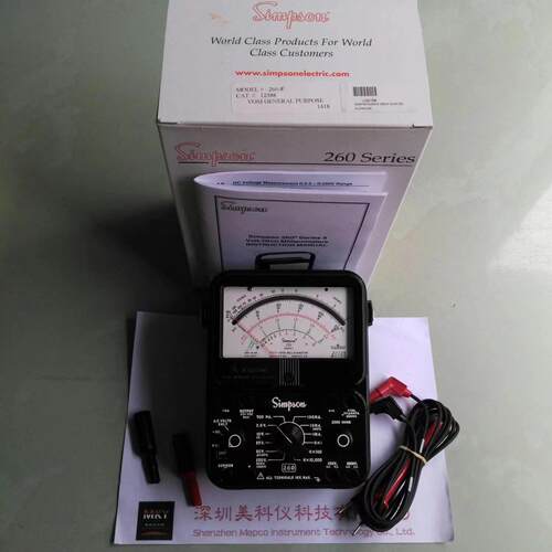 辛普森simpson模拟万用表260-8/P/RT/PRT/XI/XPI 260-9S/SP - 图1
