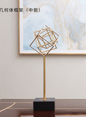 酒柜玄关装饰现代轻奢摆件创意y电视柜家居边柜软装工艺品客厅饰