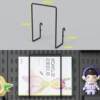 DIY hole tabletop study dormitory storage hole board
