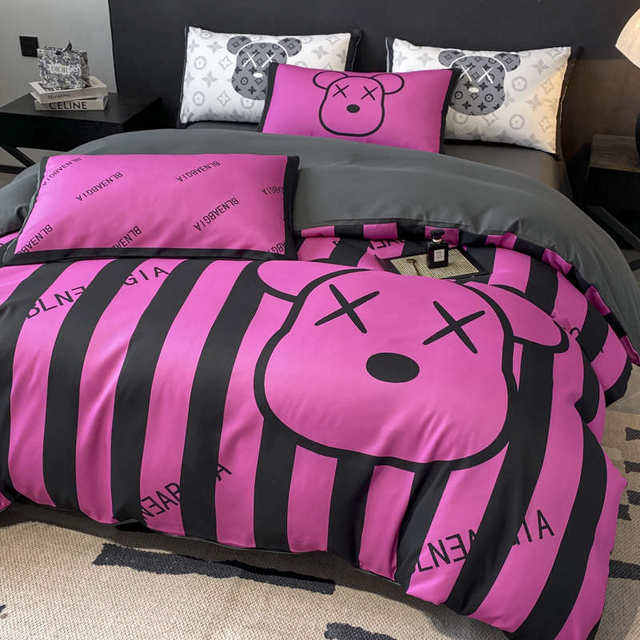 New student dormitory bed quilt cover high-end summer product light luxury four-bed bed single silk ice pack cartoon 2025