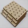 Perforated board manufacturer medium fiber density board wooden punched mesh veneer multi-hole perforated board decorative sound insulation board wall panel