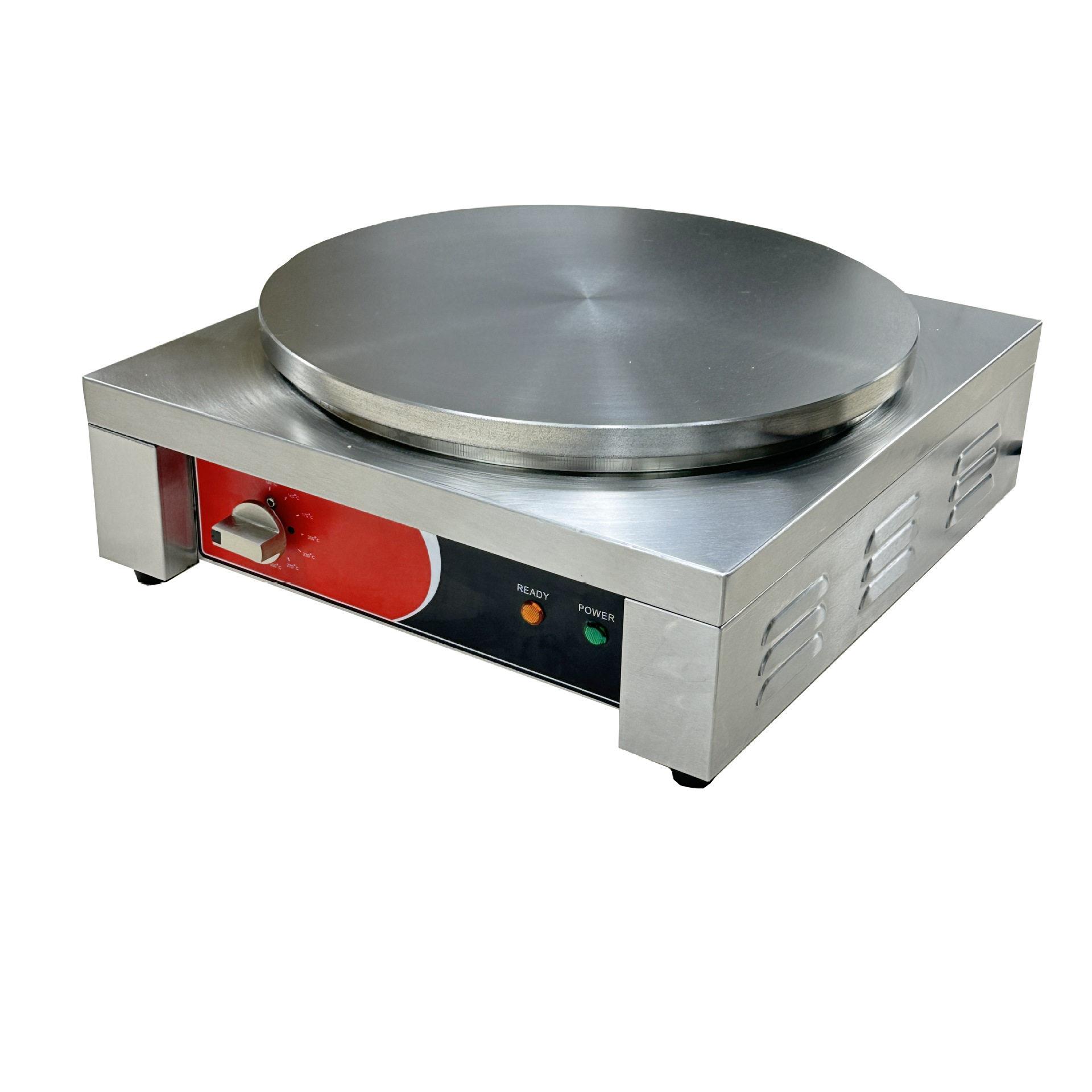 Guangzhou's first commercial pancake and fruit machine stainless steel electric pancake oven Indian flying pancake non-stick pan pancake machine