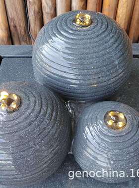 简易上下组合式户外室内庭院装饰景观园林流水生财工艺品喷泉-3