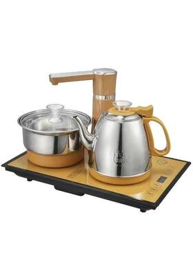 37×23快煮壶嵌入式家用全自动上水电热烧水壶大理石茶台茶具茶盘