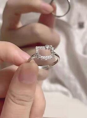 小众冷门戒指女学生党小众高级感少女卡通软妹指环闺蜜送女友