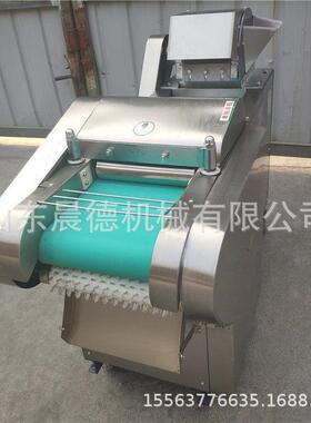 商用不锈钢切片机 660型电动切菜机立式土豆菠萝切丁切丝机