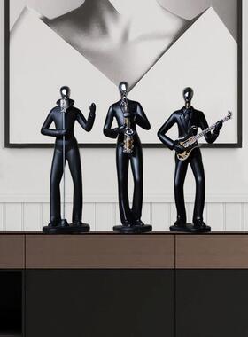 现代极简装饰入口酒柜装饰家庭客厅电视柜办公室创意北欧家具