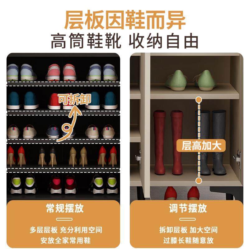 岩板实木鞋柜家用入户门口储物柜客厅现代简约靠墙隔断玄关柜,淘宝优惠券,粉丝福利购,淘宝优惠卷